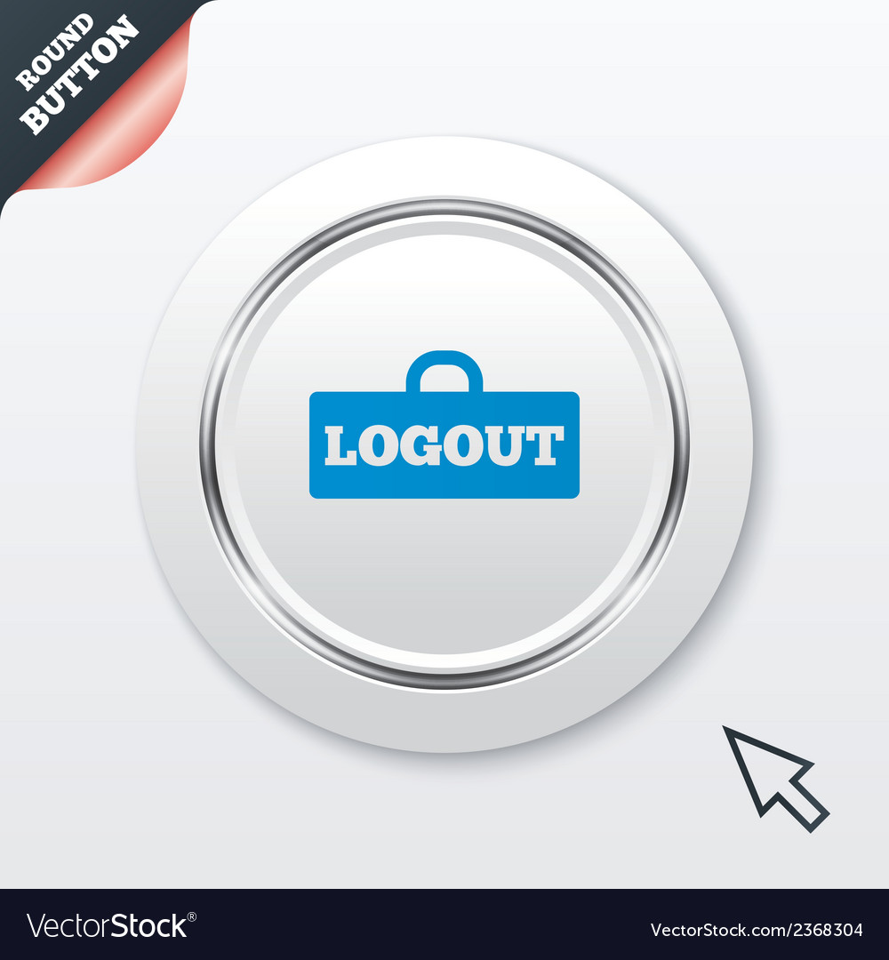Logout Zeichen Symbol ausloggen Symbol Schloss