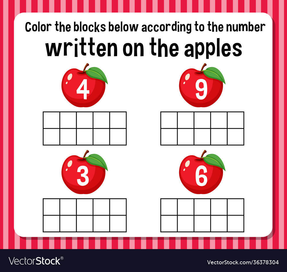 Math count number worksheet