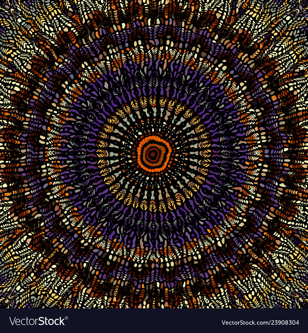 Mosaic art pattern curved image vector image Mosaic art pattern curved image