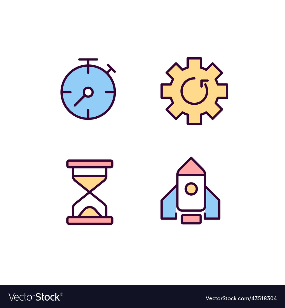Process and operation pixel perfect rgb color Vector Image Process and operation pixel perfect rgb color