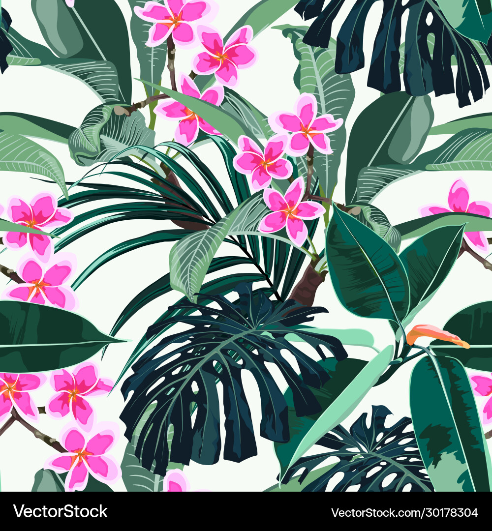 Seamless exotic pattern Royalty Free Vector Image