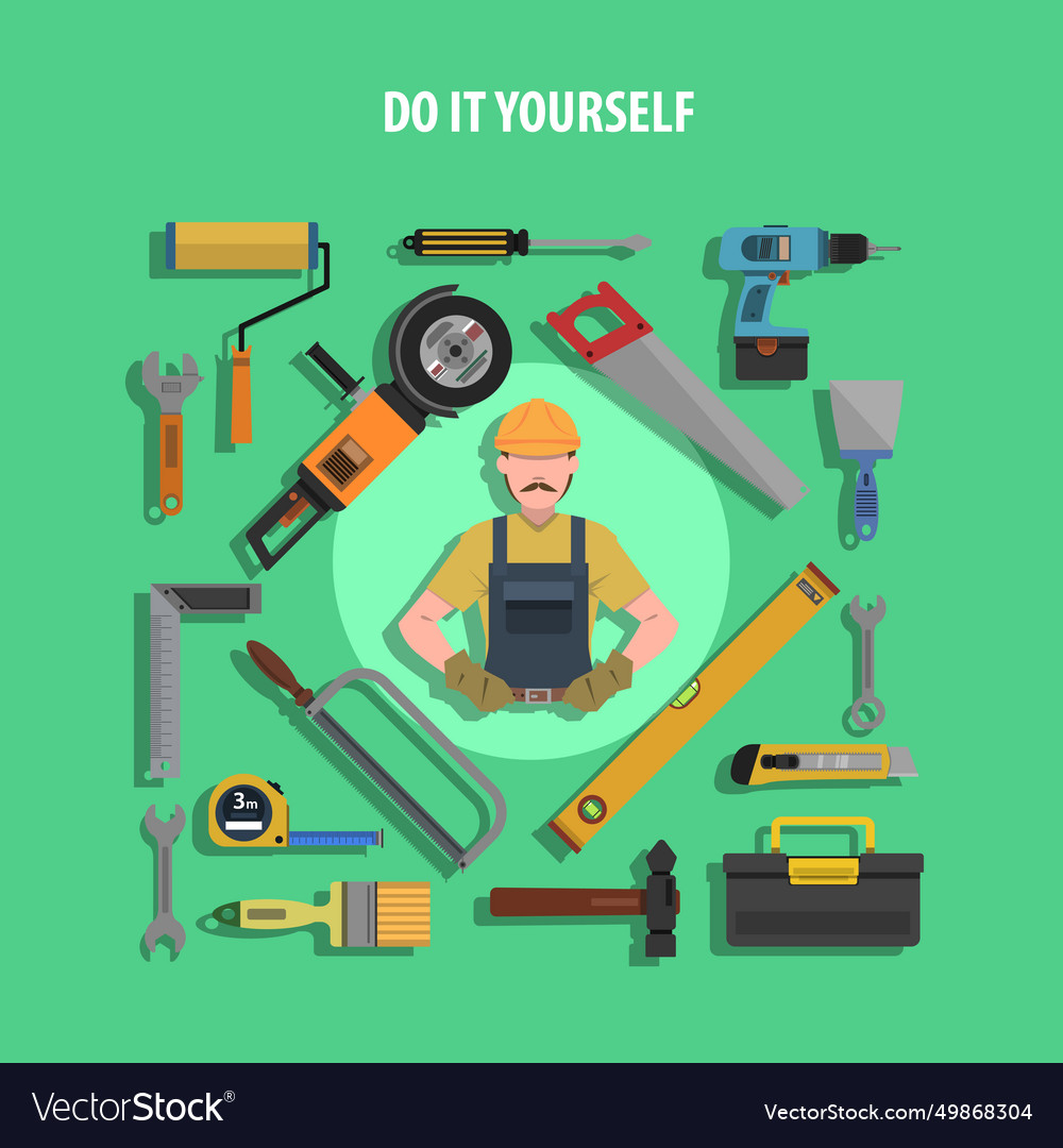 Tools Concept Flat Royalty Free Vector Image Vectorstock Tools Concept Flat Royalty Free Vector Image Vectorstock