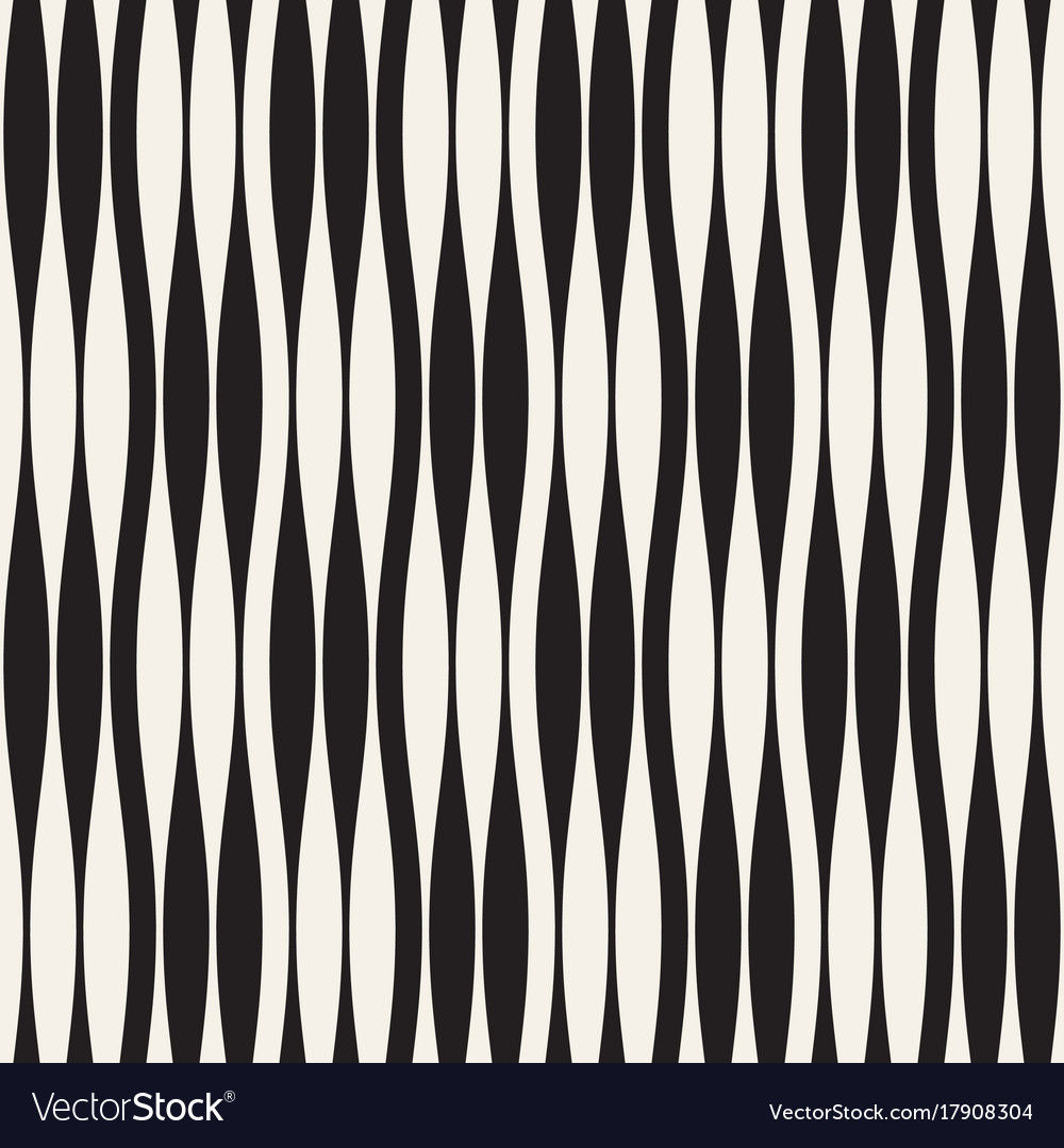 Wavy stripes seamless pattern retro