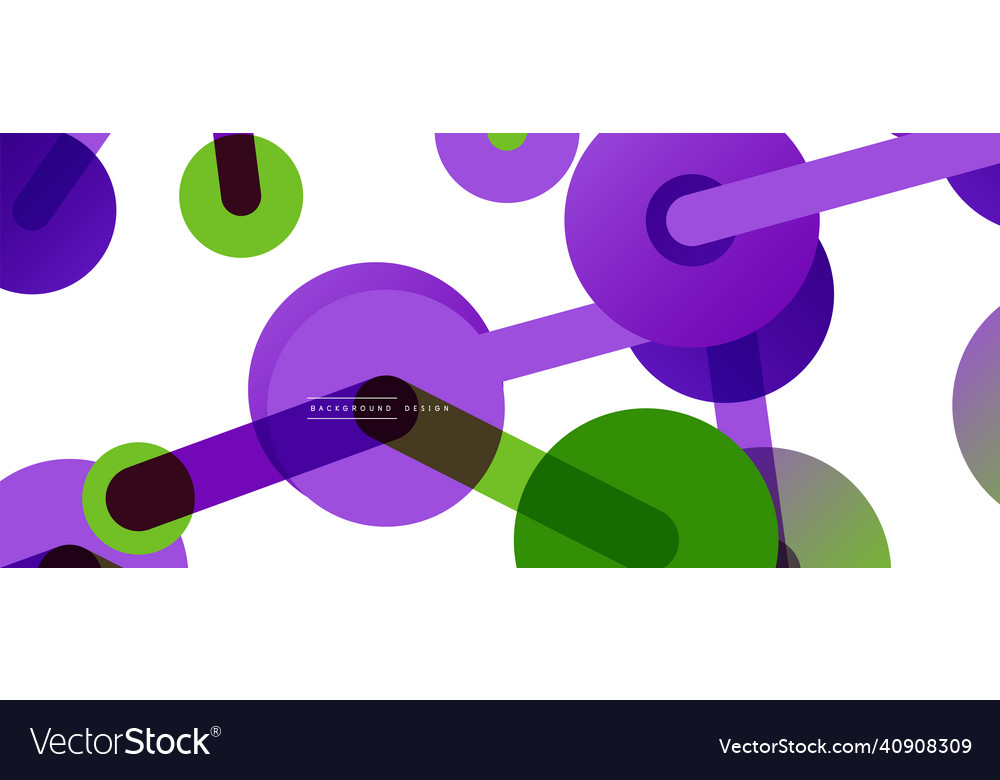 Abstract background round dots connected by lines Vector Image Abstract background round dots connected by lines