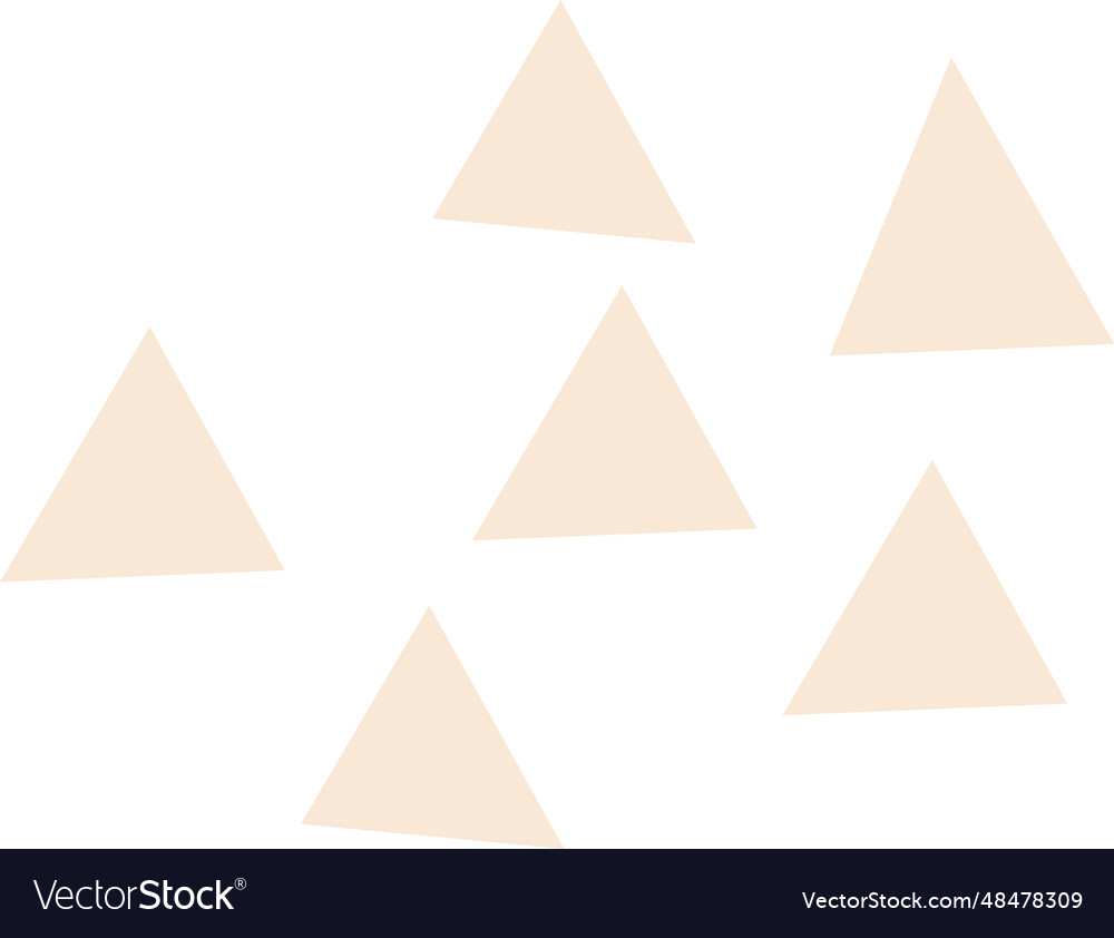 Abstract triangles design