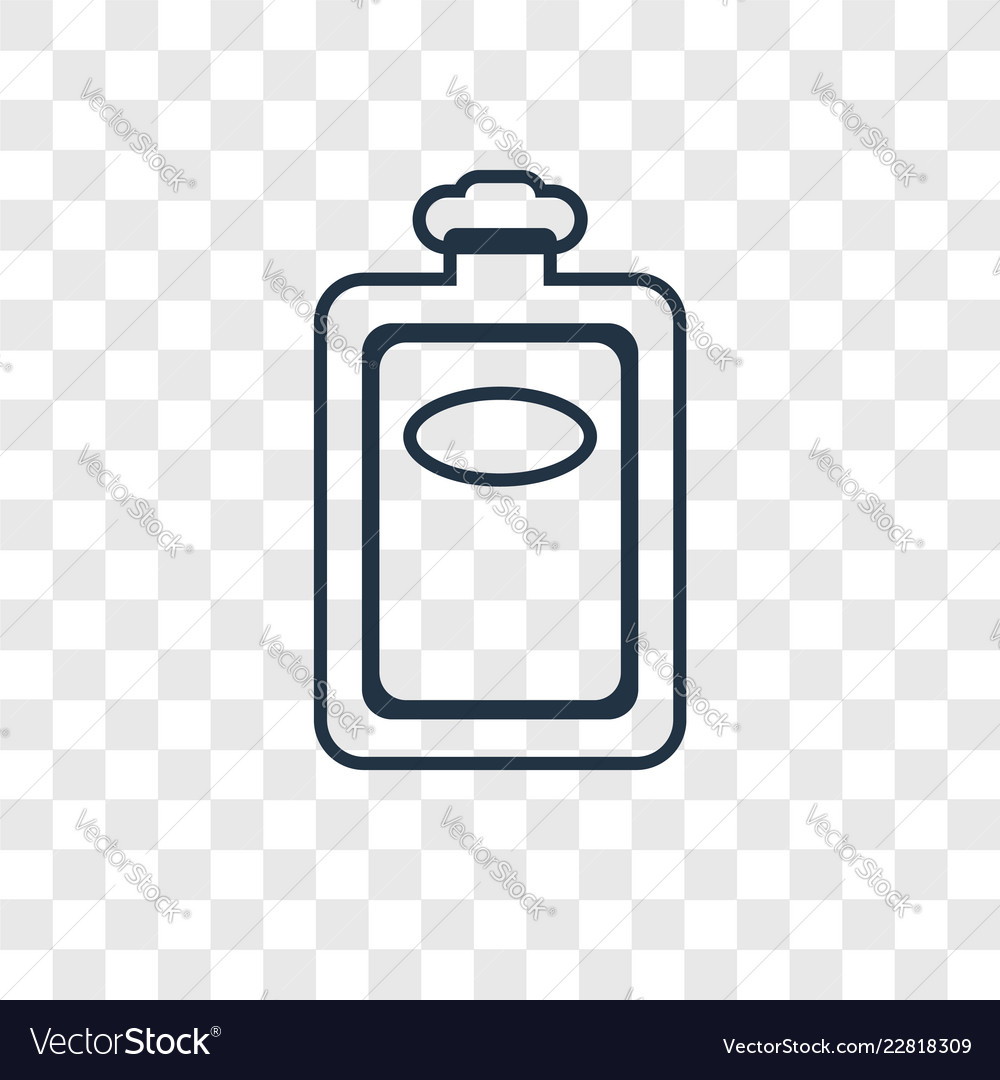 Arrow concept linear icon isolated on transparent