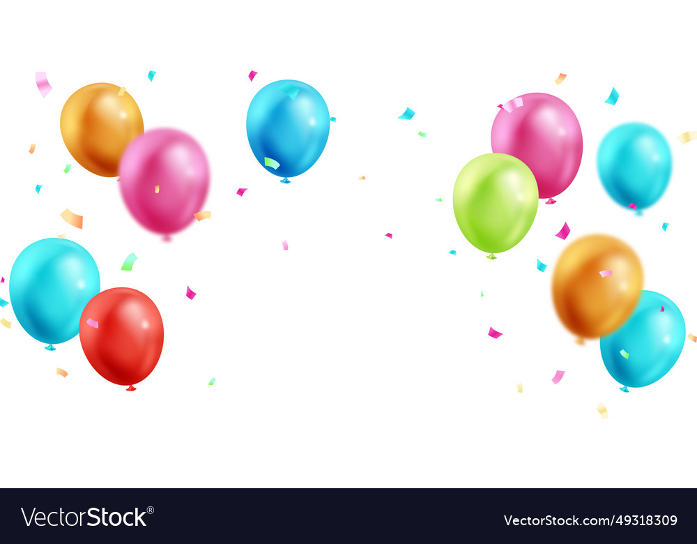 Celebration background with elegant balloons