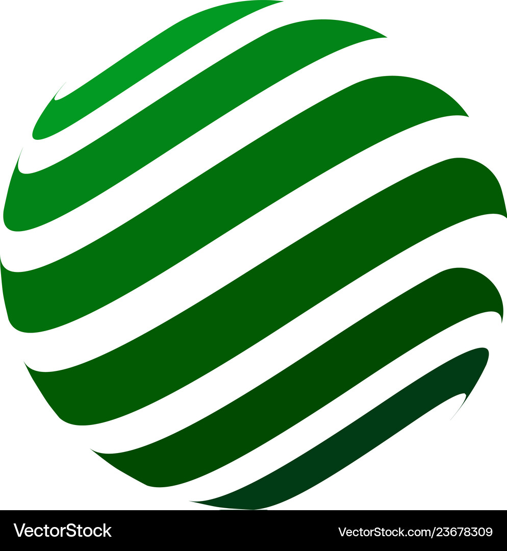 Colorful wire world logo icon Royalty Free Vector Image