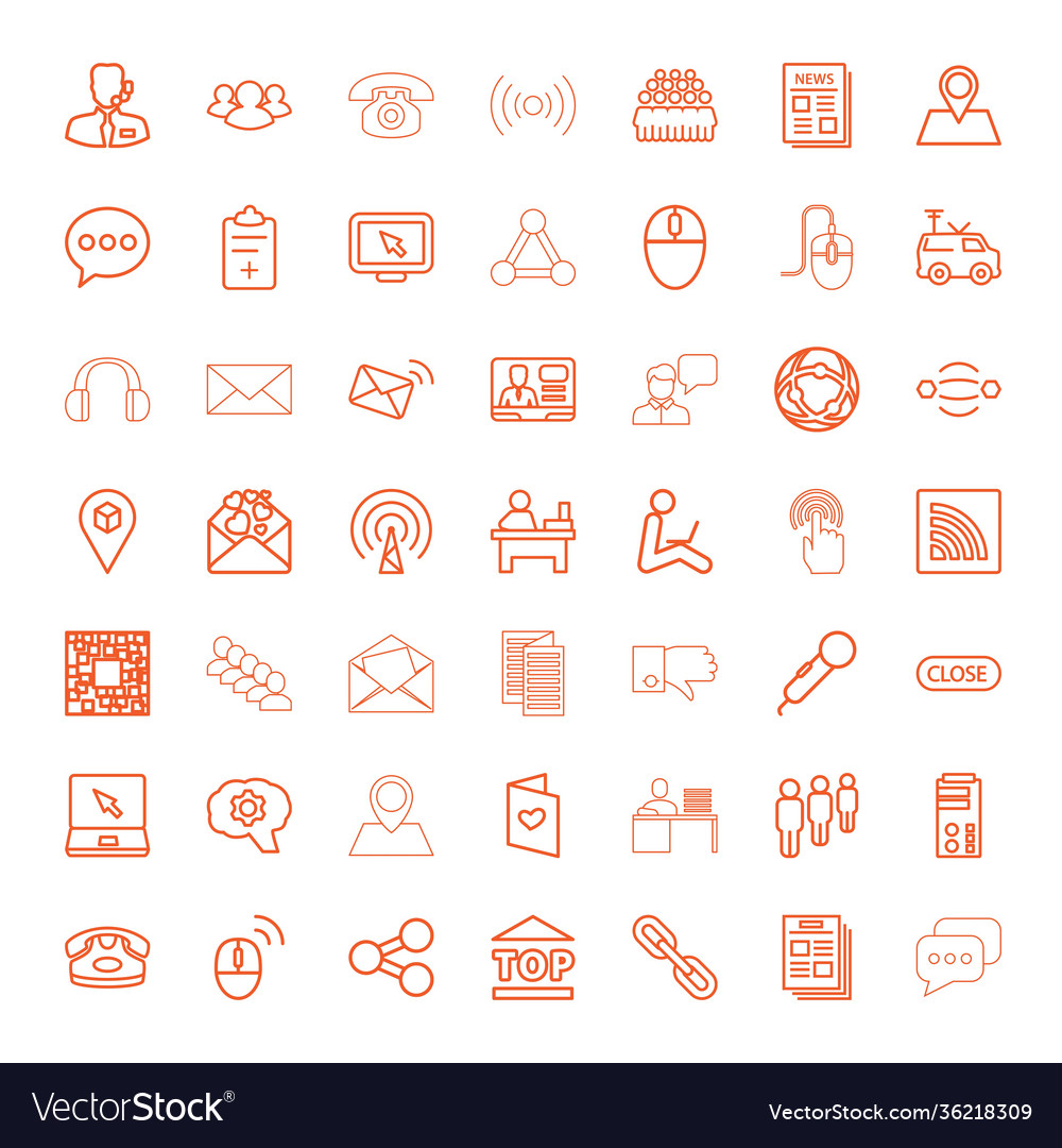 Communication icons