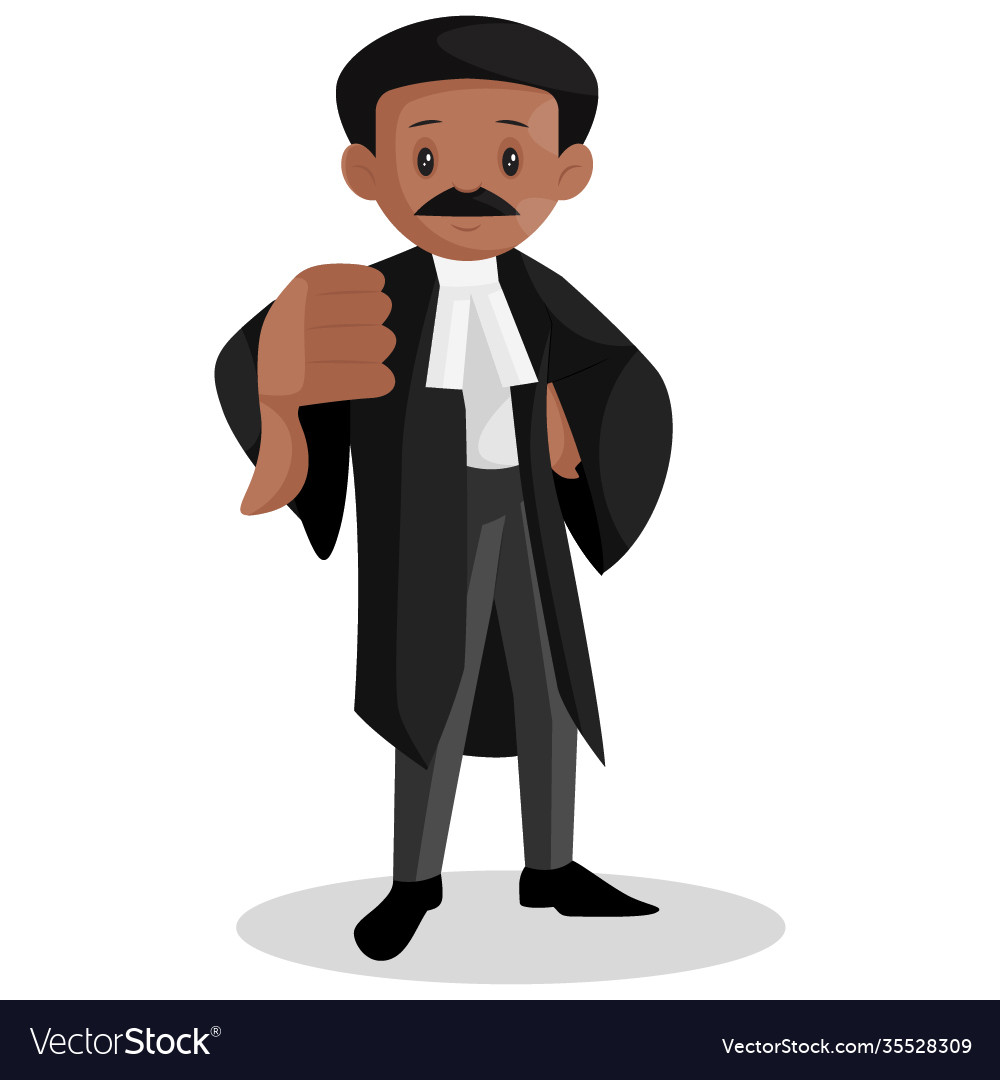 Lawyer cartoon Royalty Free Vector Image - VectorStock