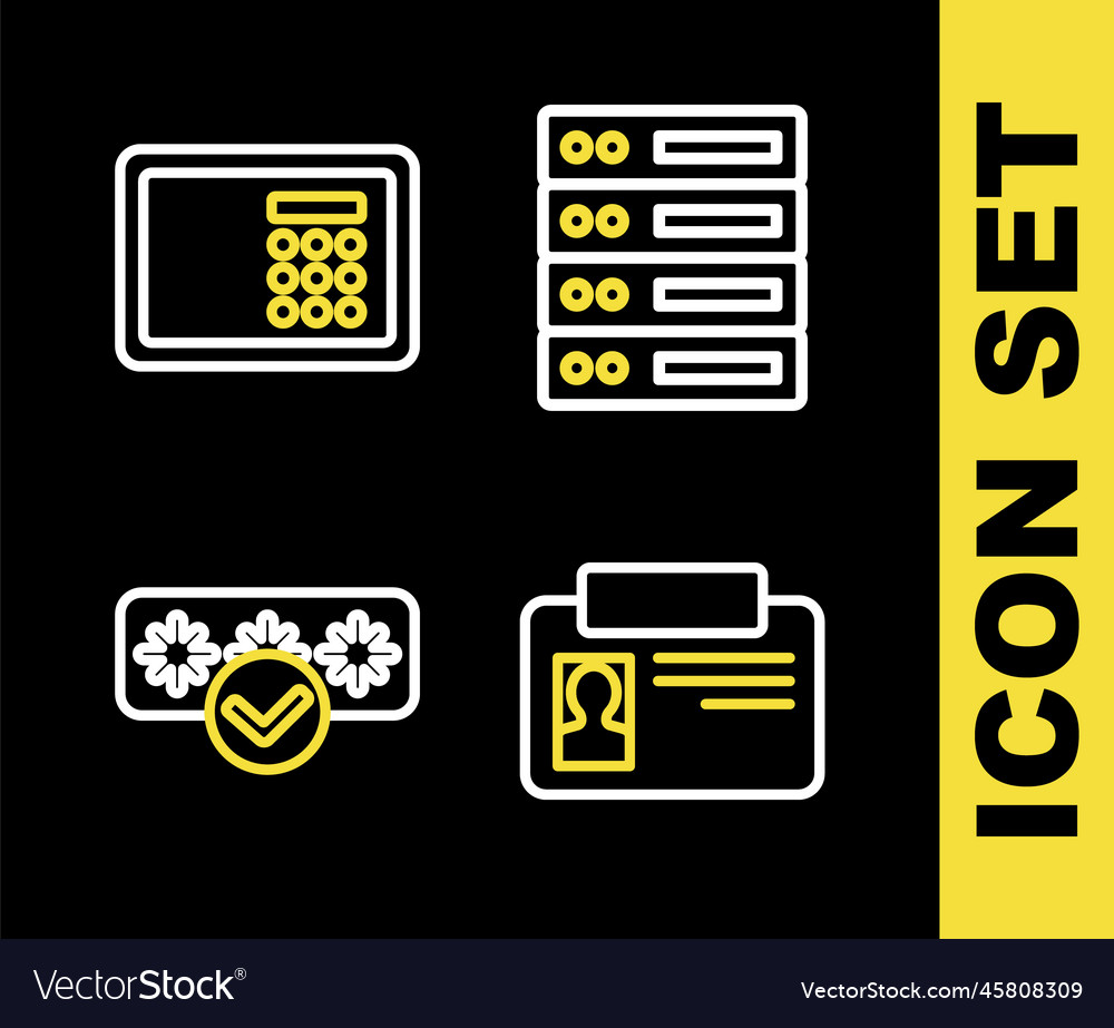 Set line server data web hosting identification