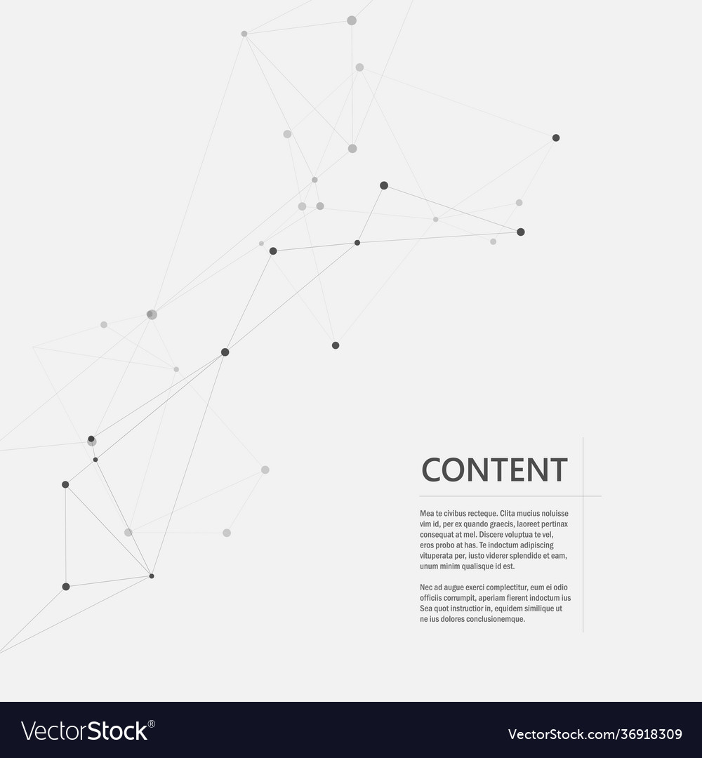 Technology abstract background with connected line Vector Image Technology abstract background with connected line