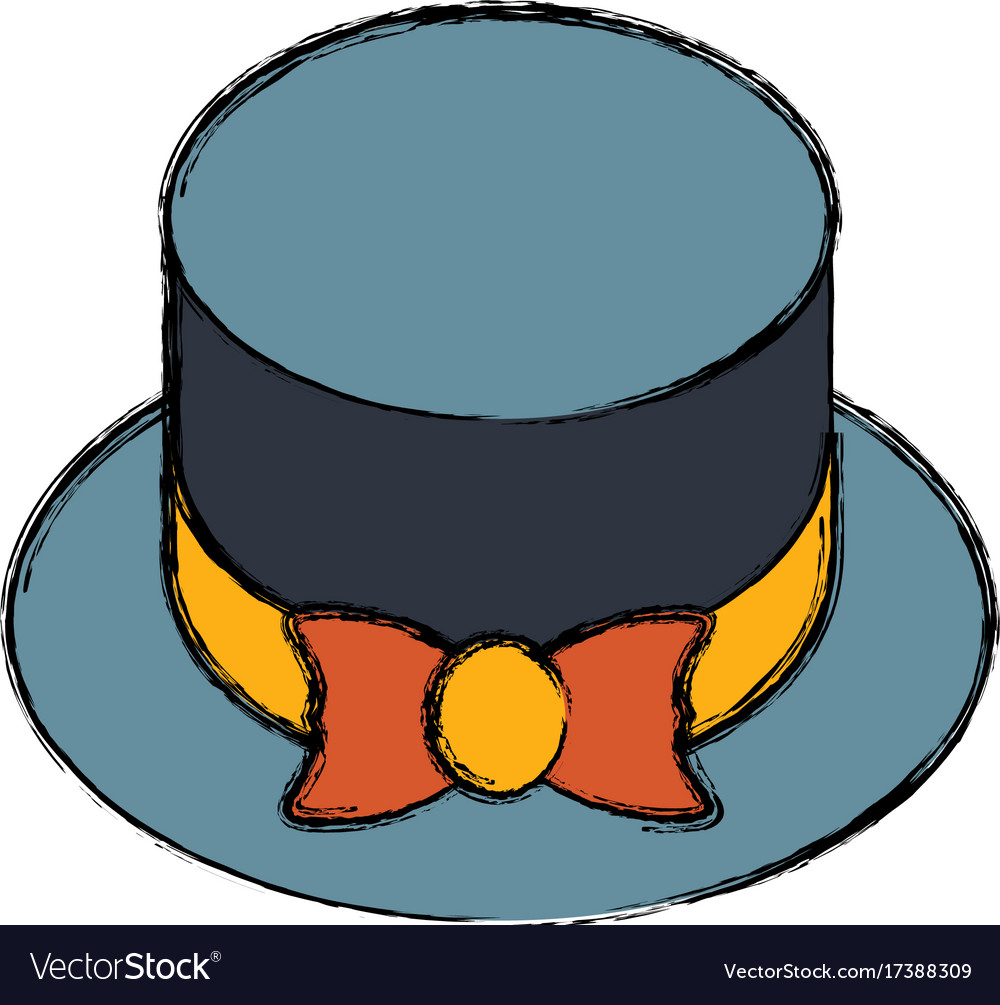 Vintage male hat Royalty Free Vector Image - VectorStock