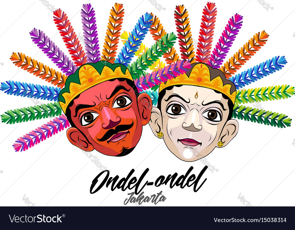 ondel betawi vector images 18 vectorstock