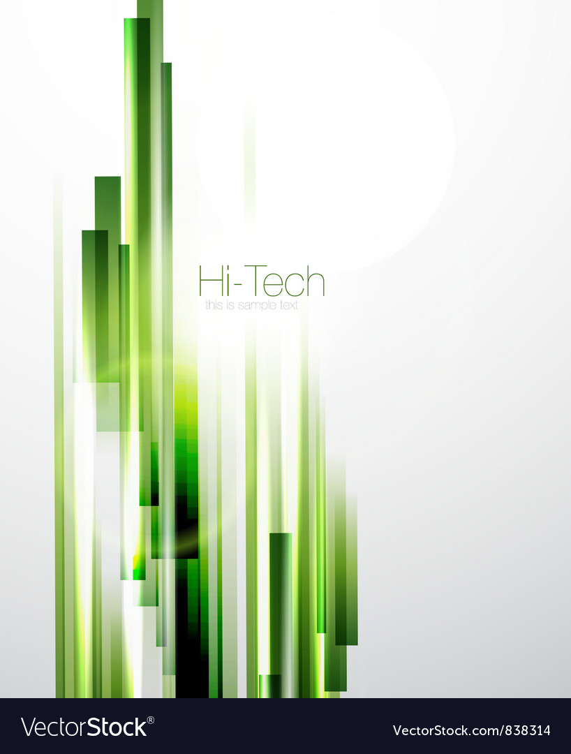 Abstract Green Line Pattern