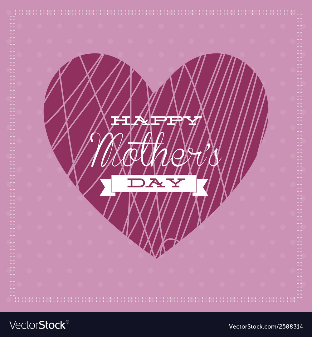 Abstract mothers day text on a special background