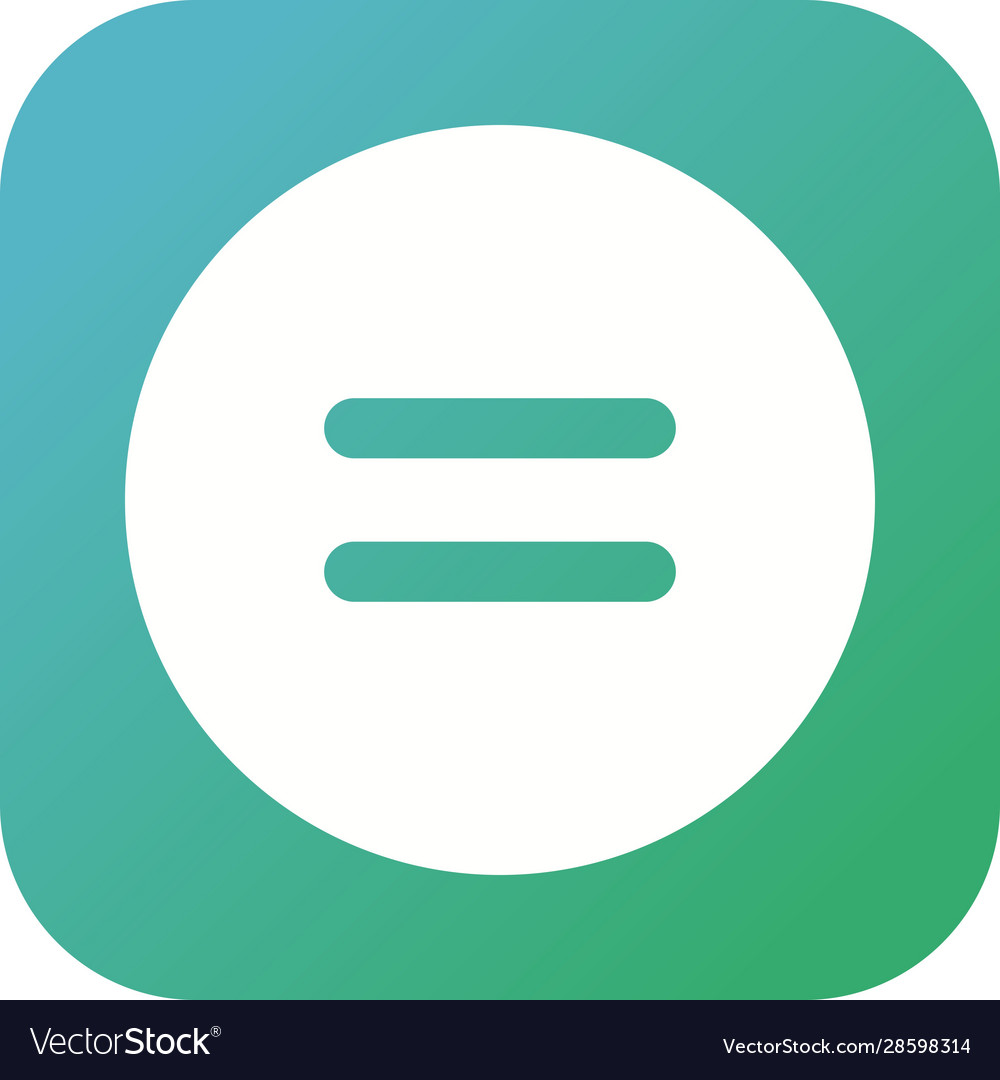 Schön gleich Symbol Glyph Symbol