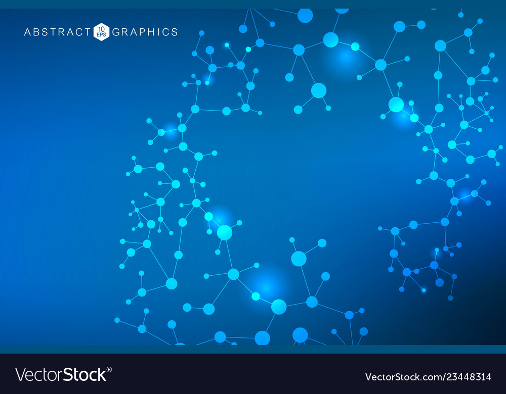 Big data visualization background modern Vector Image Big data visualization background modern