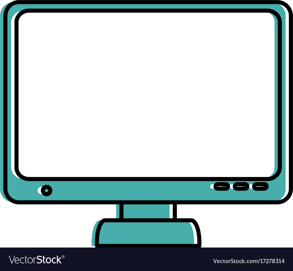 Computer display isolated icon