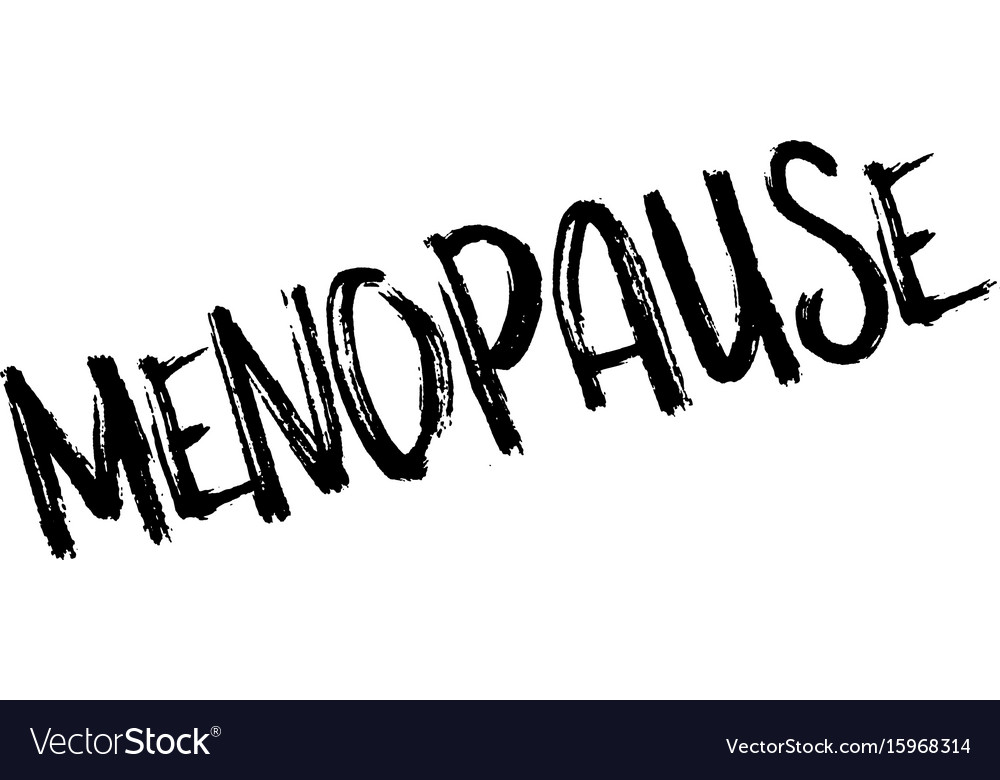 Menopause rubber stamp Royalty Free Vector Image