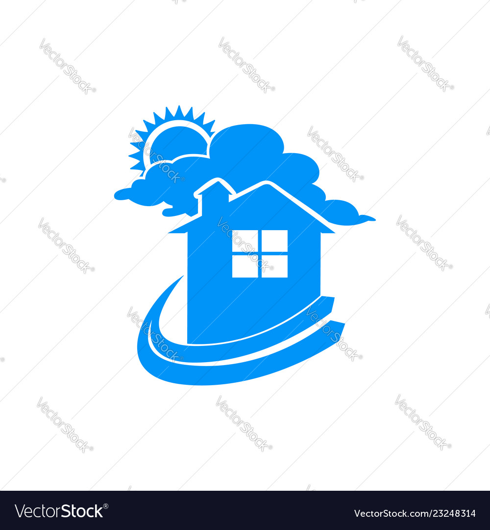 Simple dream home logo symbol graphic design