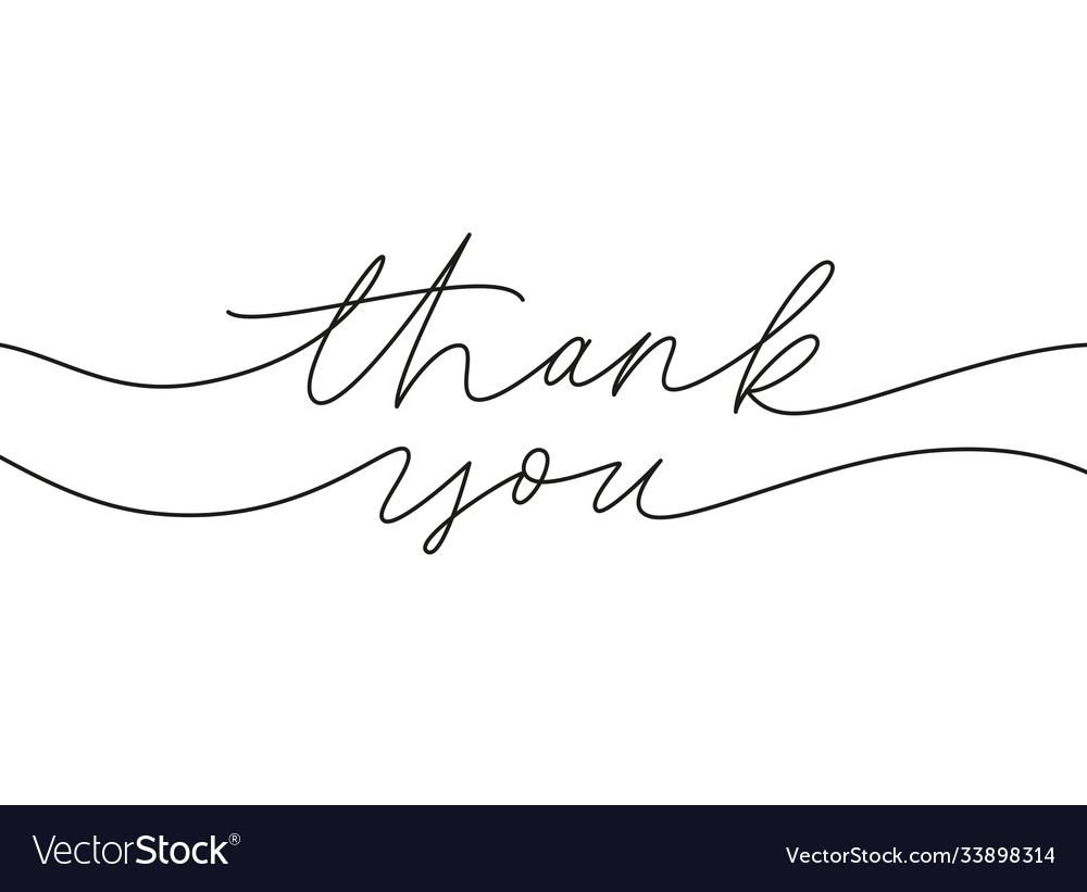 Modern Thank You Graphic