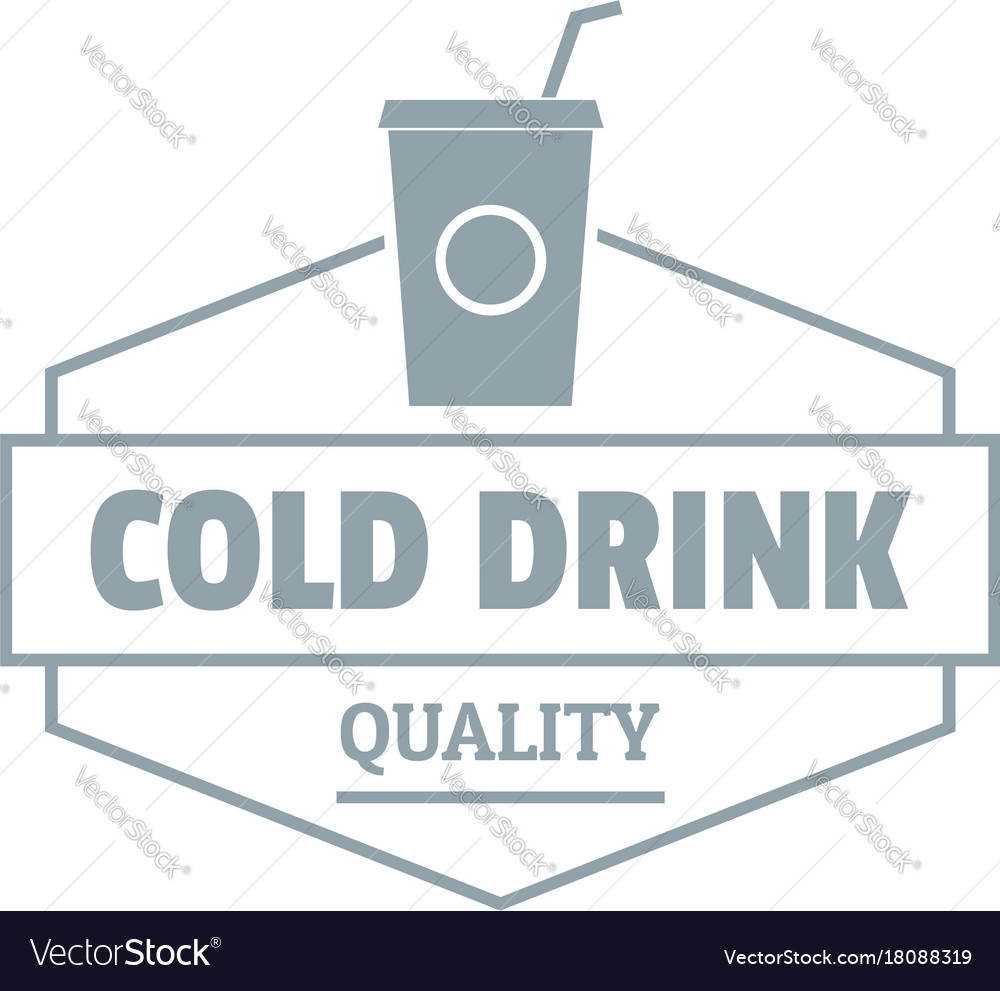 cold-drink-logo-simple-gray-style-royalty-free-vector-image