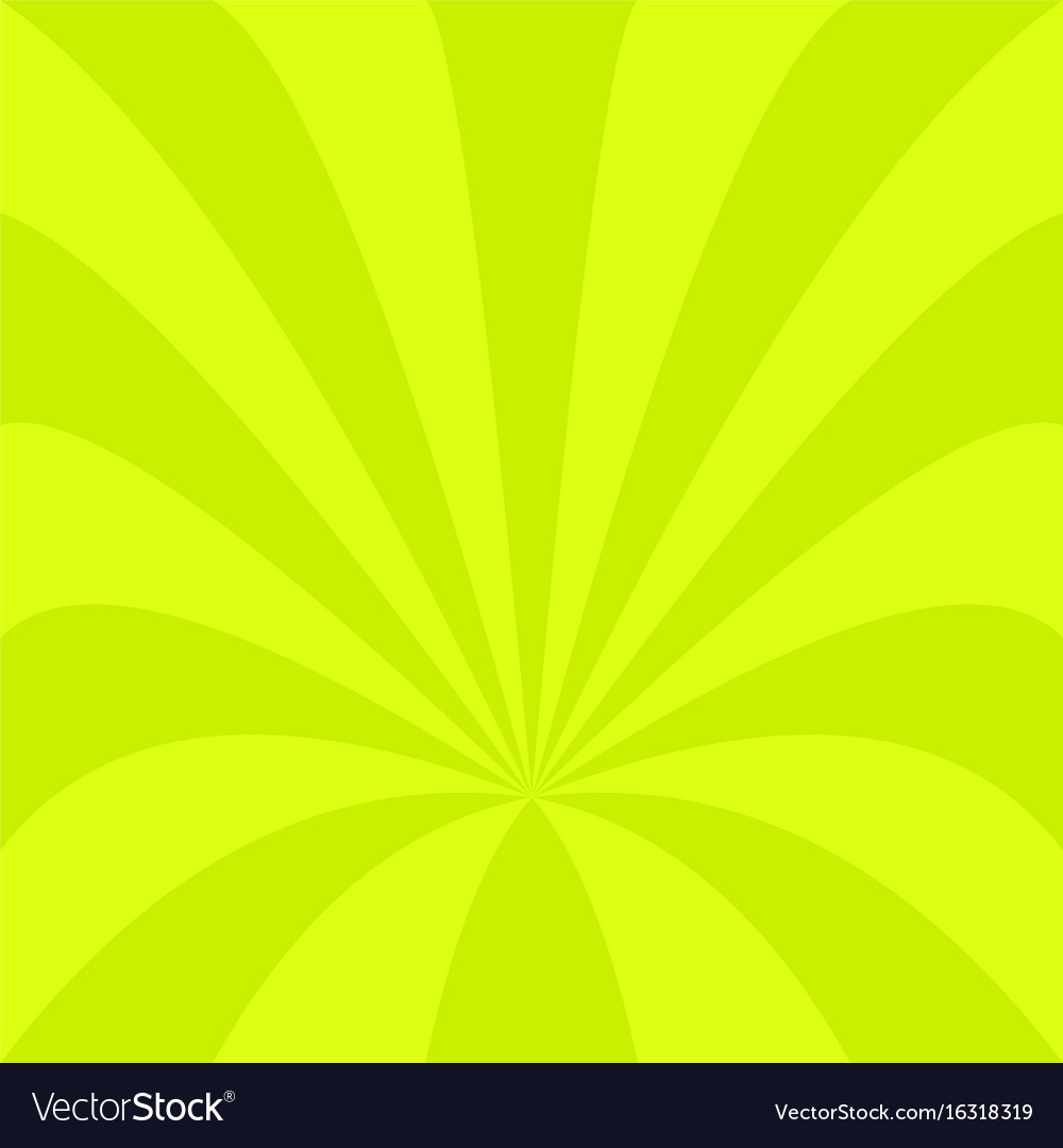 Dynamic ray burst background - design from curved