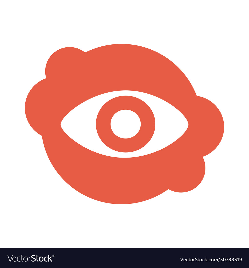 Eye view security block style icon