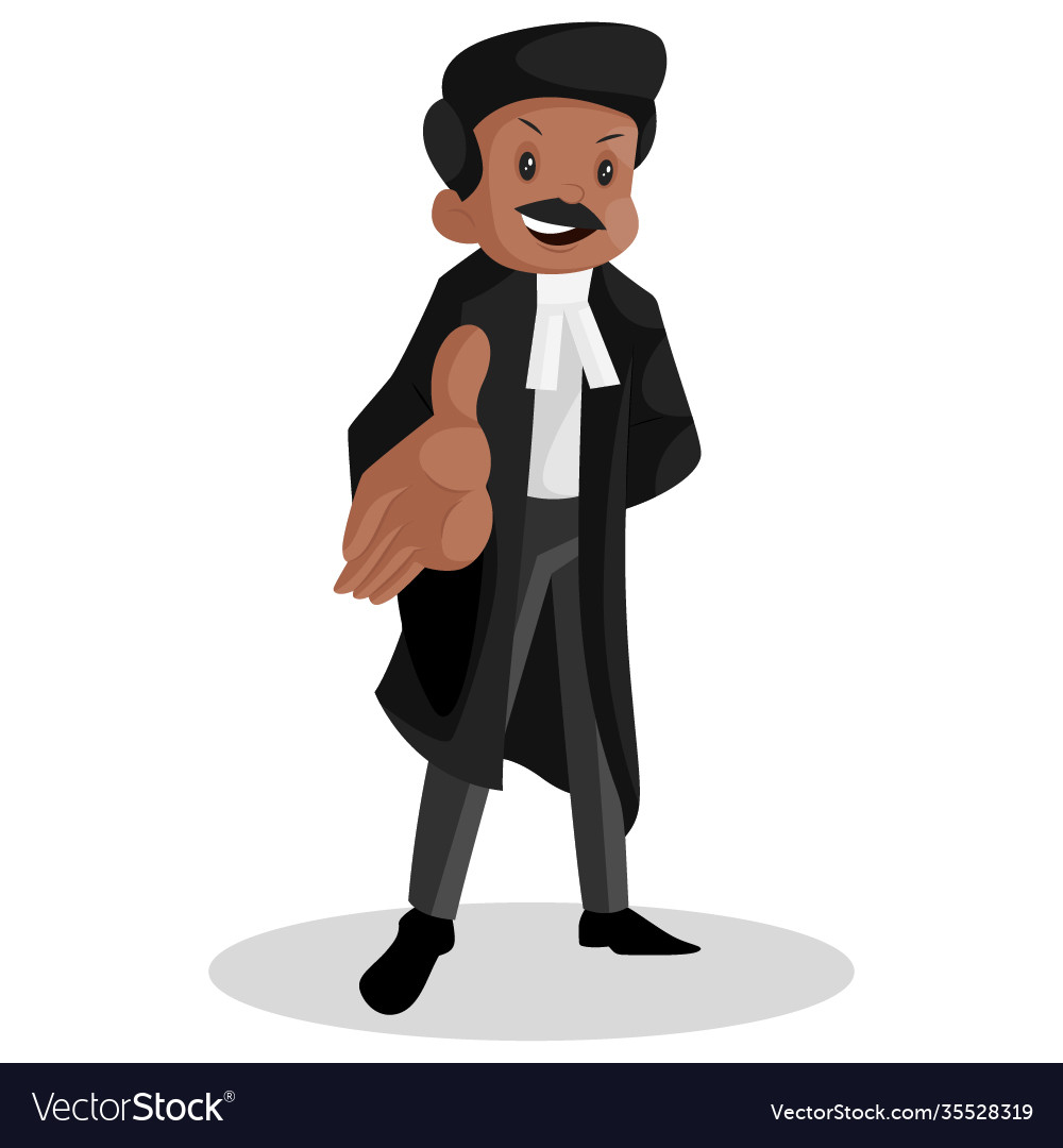 Lawyer cartoon Royalty Free Vector Image - VectorStock