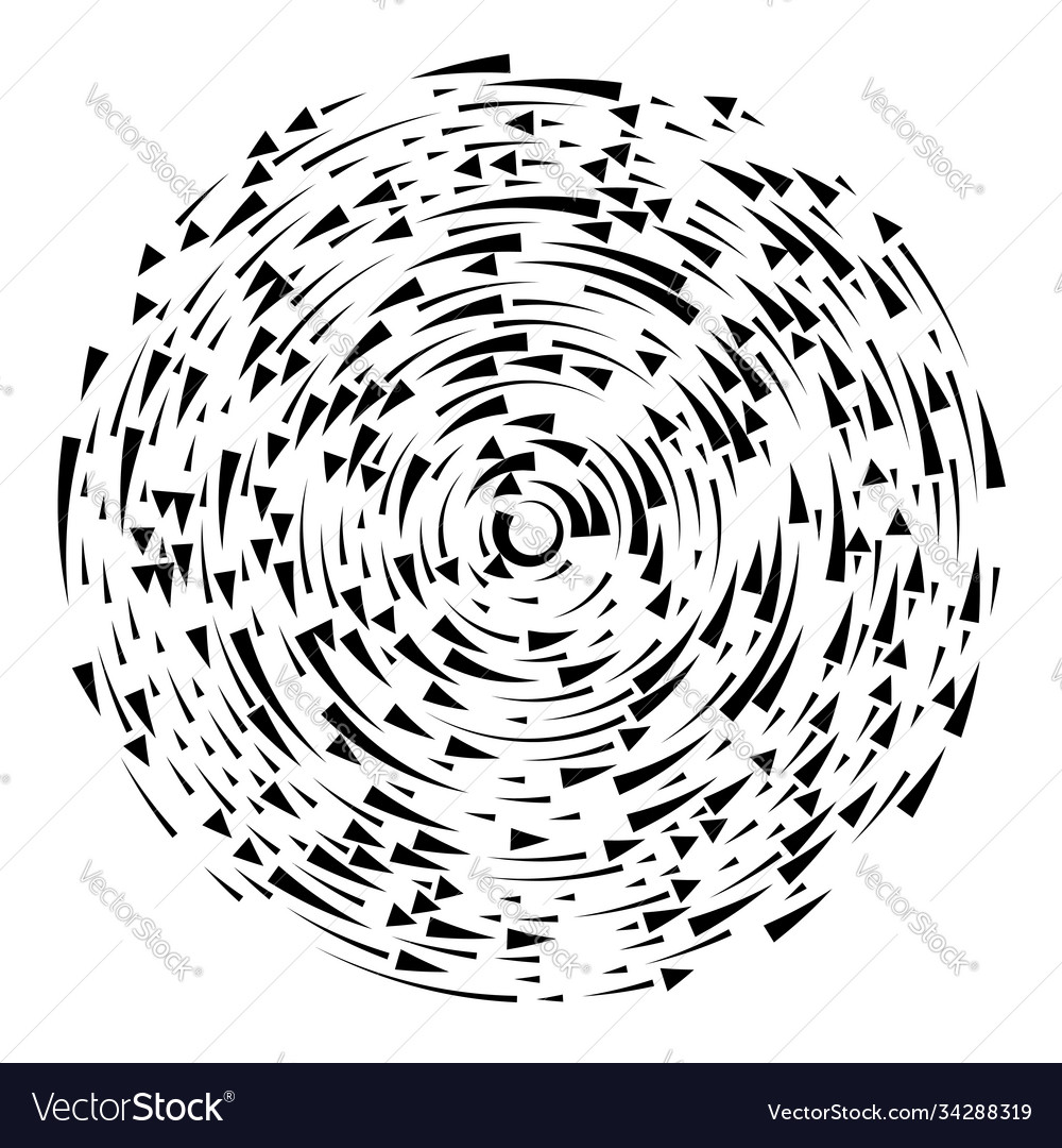 Radial radiating lines abstract burst element vector image Radial radiating lines abstract burst element