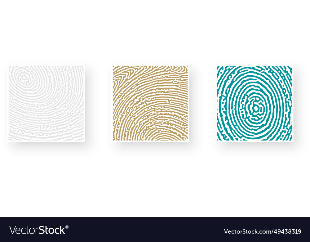 Set of paper cards with textured pattern design Vector Image Set of paper cards with textured pattern design