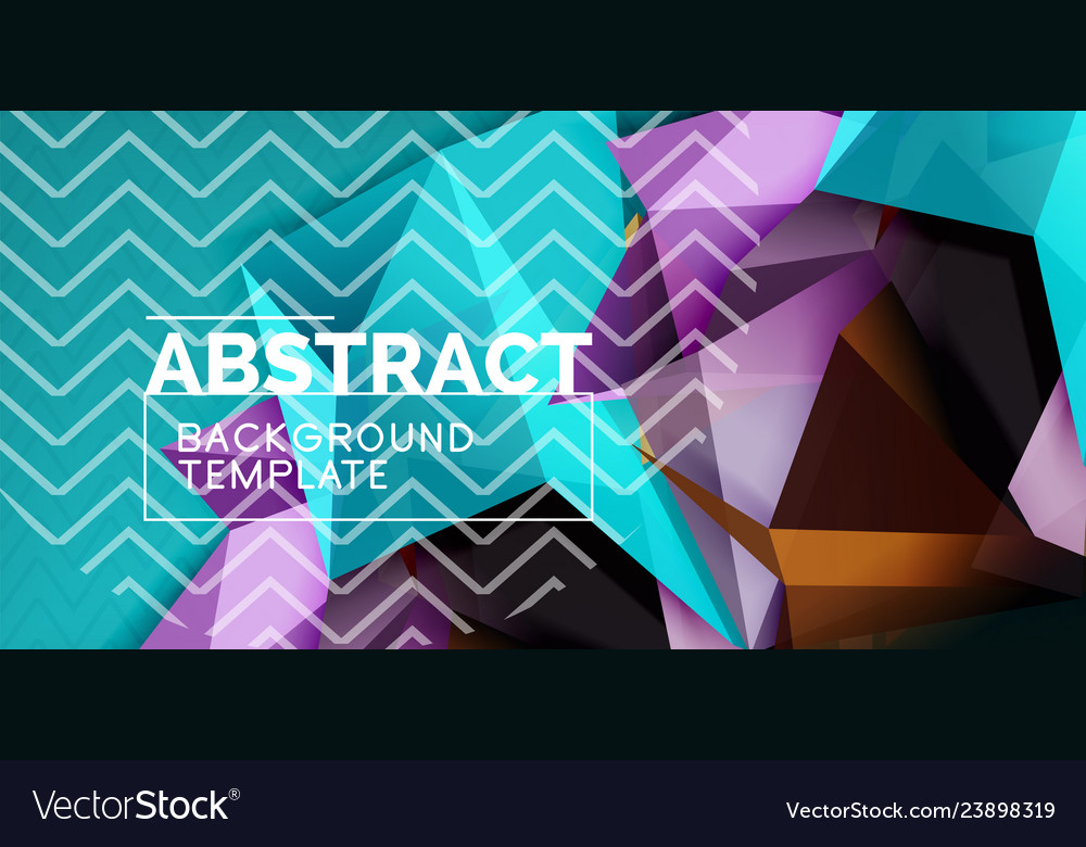 Triangular low poly background design