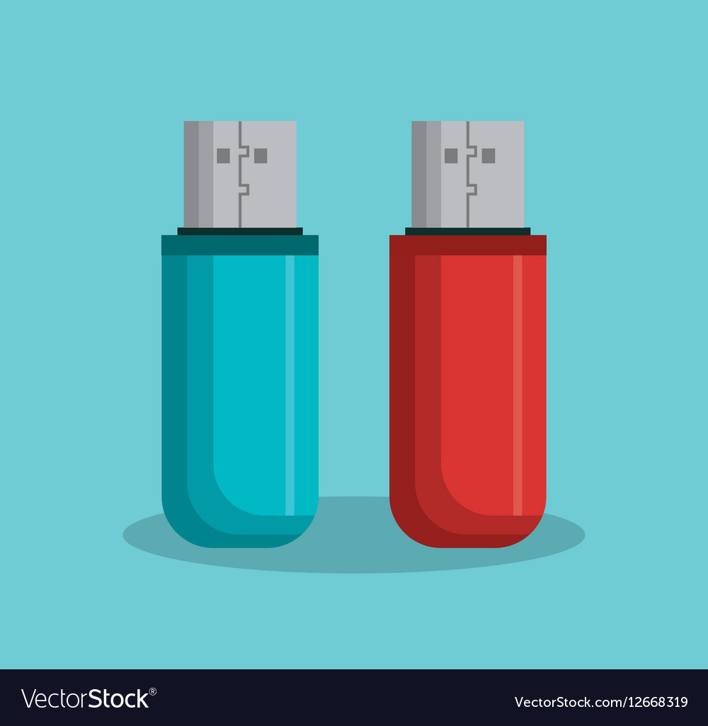 Usb memory flash icon