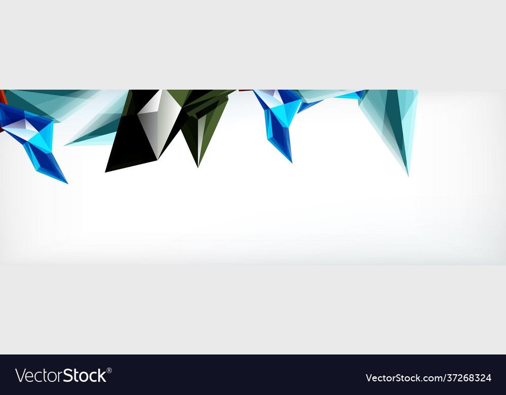 3d triangles and pyramids abstract Vector Image 3d triangles and pyramids abstract