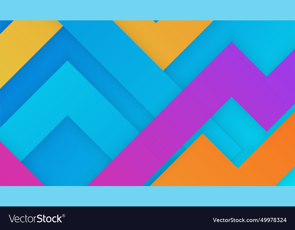 Abstract dynamic blue yellow orange red Royalty Free Vector