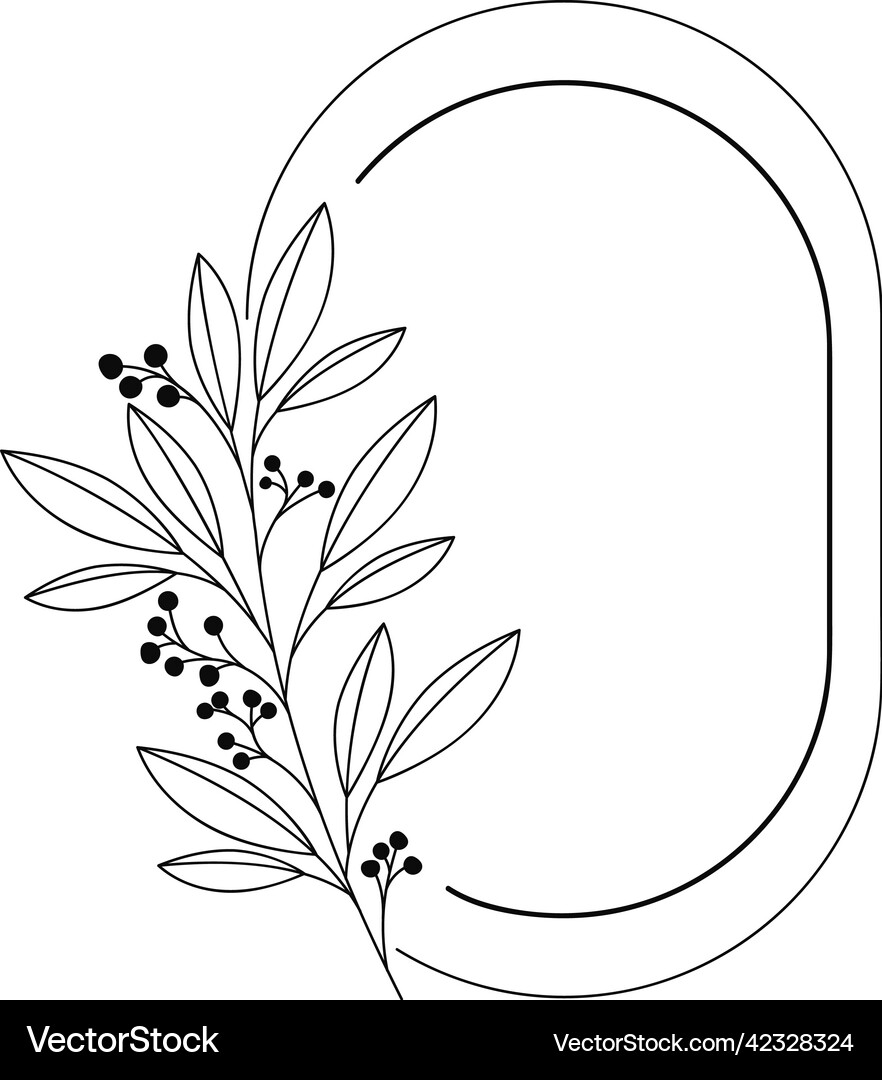 Circle frame Royalty Free Vector Image - VectorStock