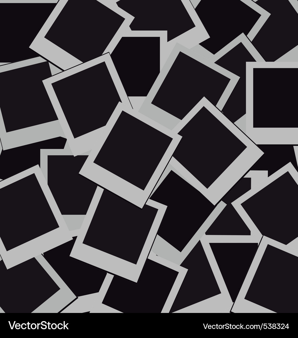 Empty Picture Frames Royalty Free Vector Image