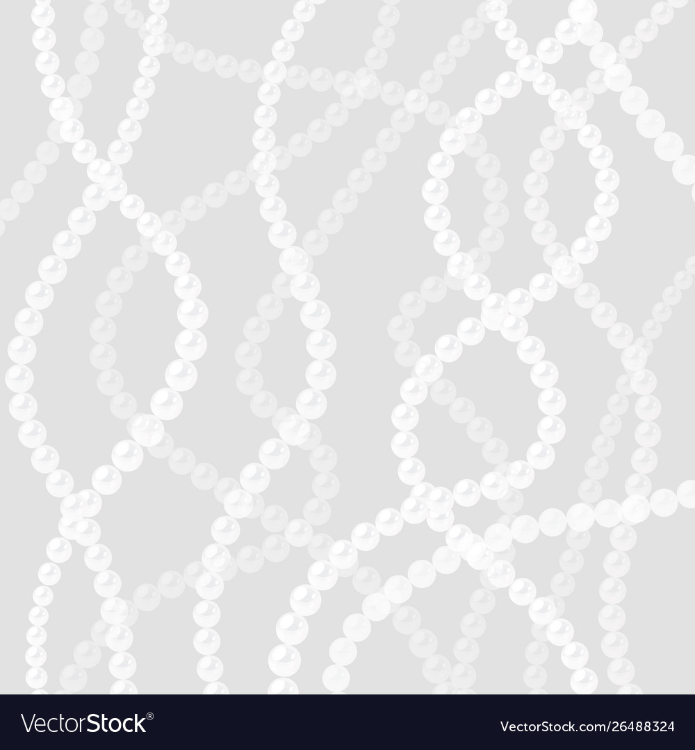 Pearl strings background curved wavy