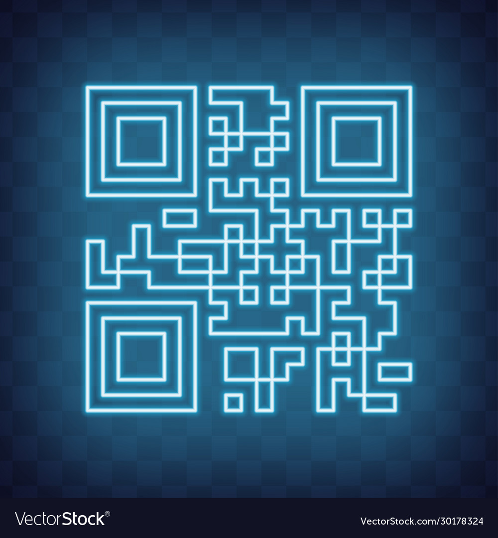 Qr code sample for smartphone scanning isolated Vector Image