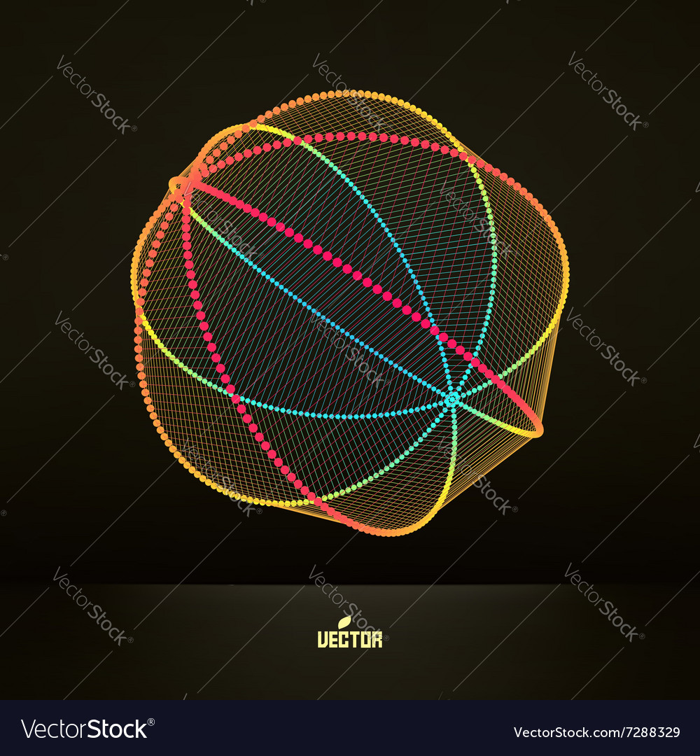 Abstraktes polygonales futuristisches Designgitter