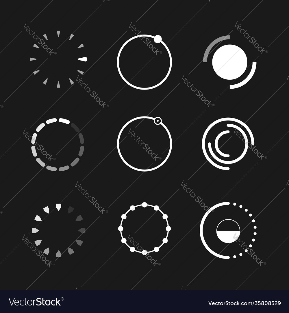 Progress Circle Loading Icon