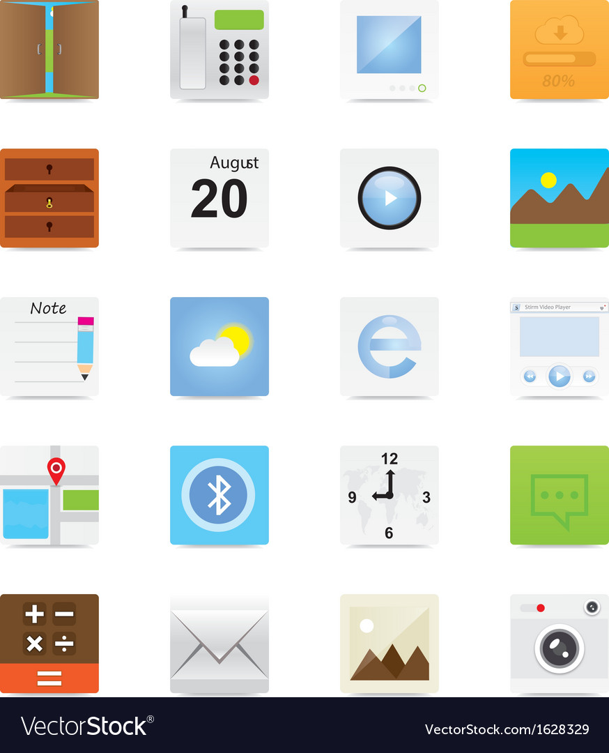 Set of Web Icons