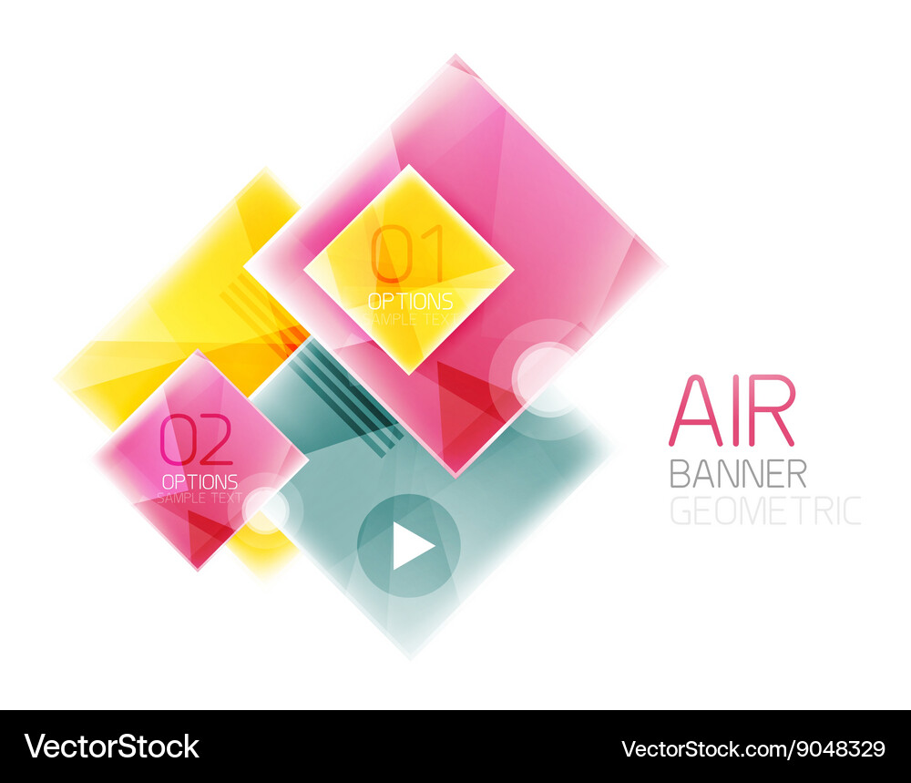 Square web box Royalty Free Vector Image - VectorStock