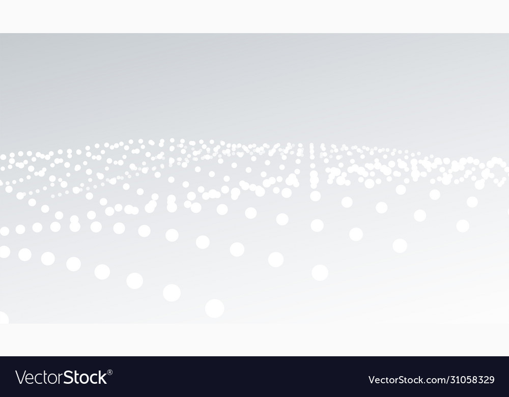 White and Gray Particle Wave Background