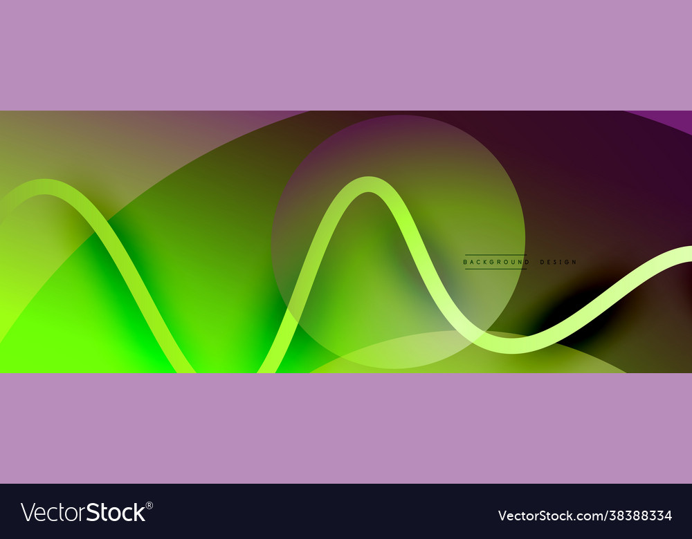 Abstract gradient background with wave line vector image Abstract gradient background with wave line
