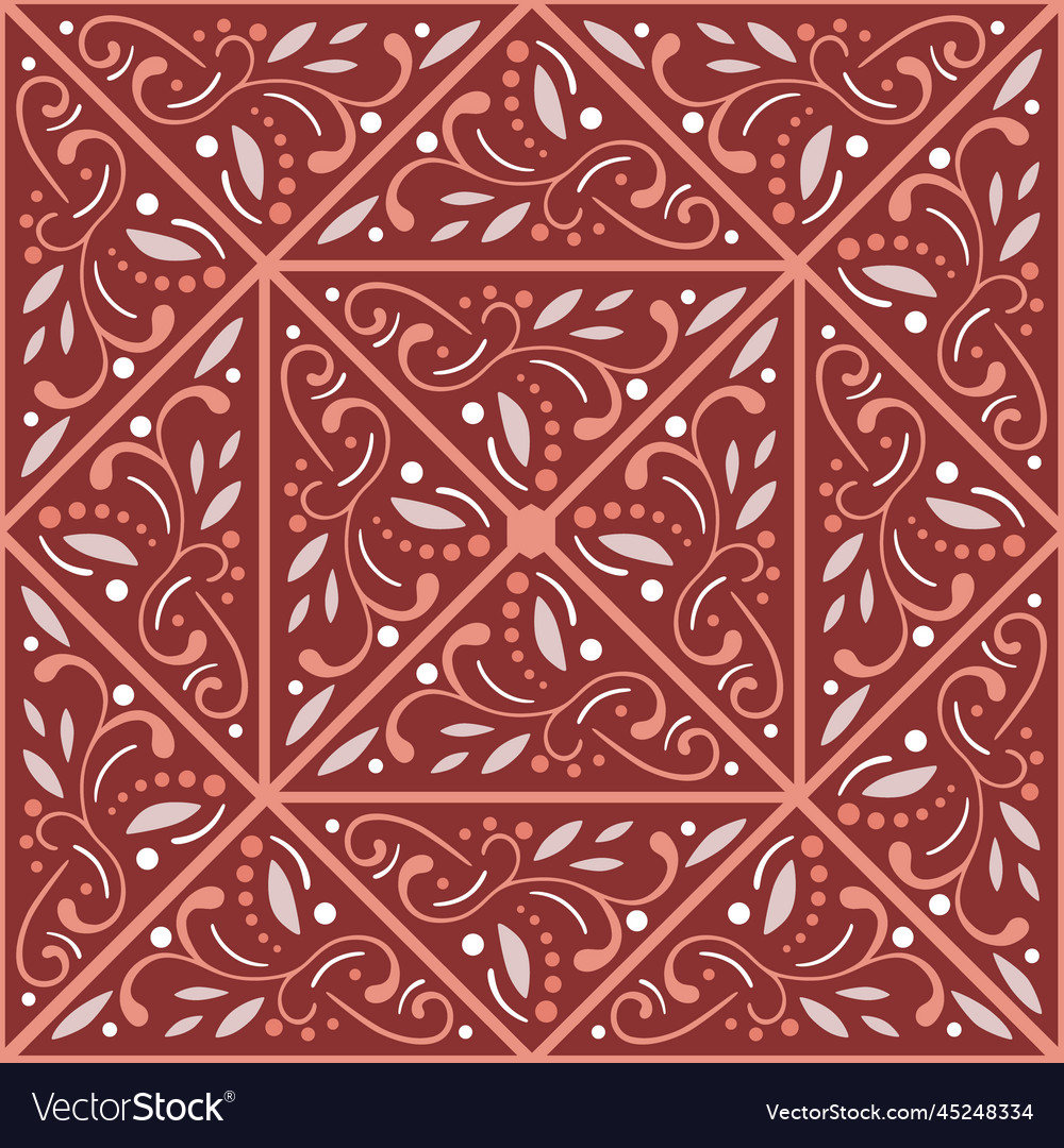 Abstract seamless pattern with openwork ornament vector image Abstract seamless pattern with openwork ornament
