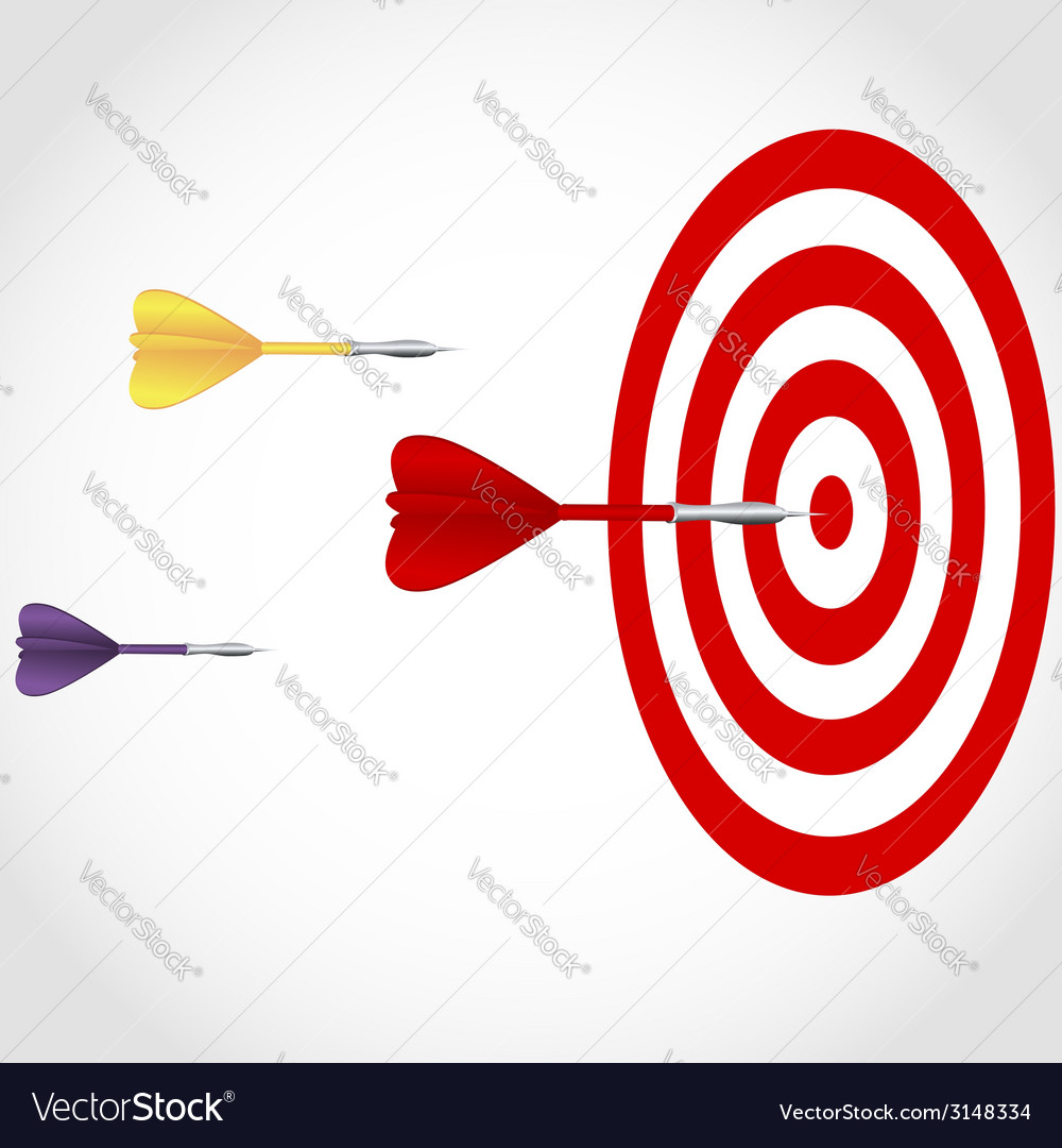 Darts with target