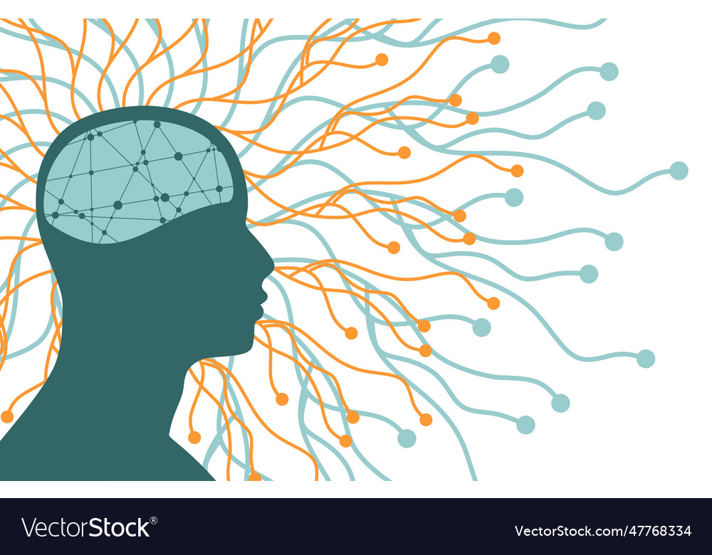Data science and communication concept vector image Data science and communication concept