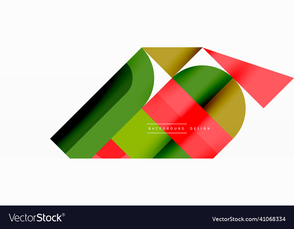 Minimal geometric abstract background circle vector image Minimal geometric abstract background circle